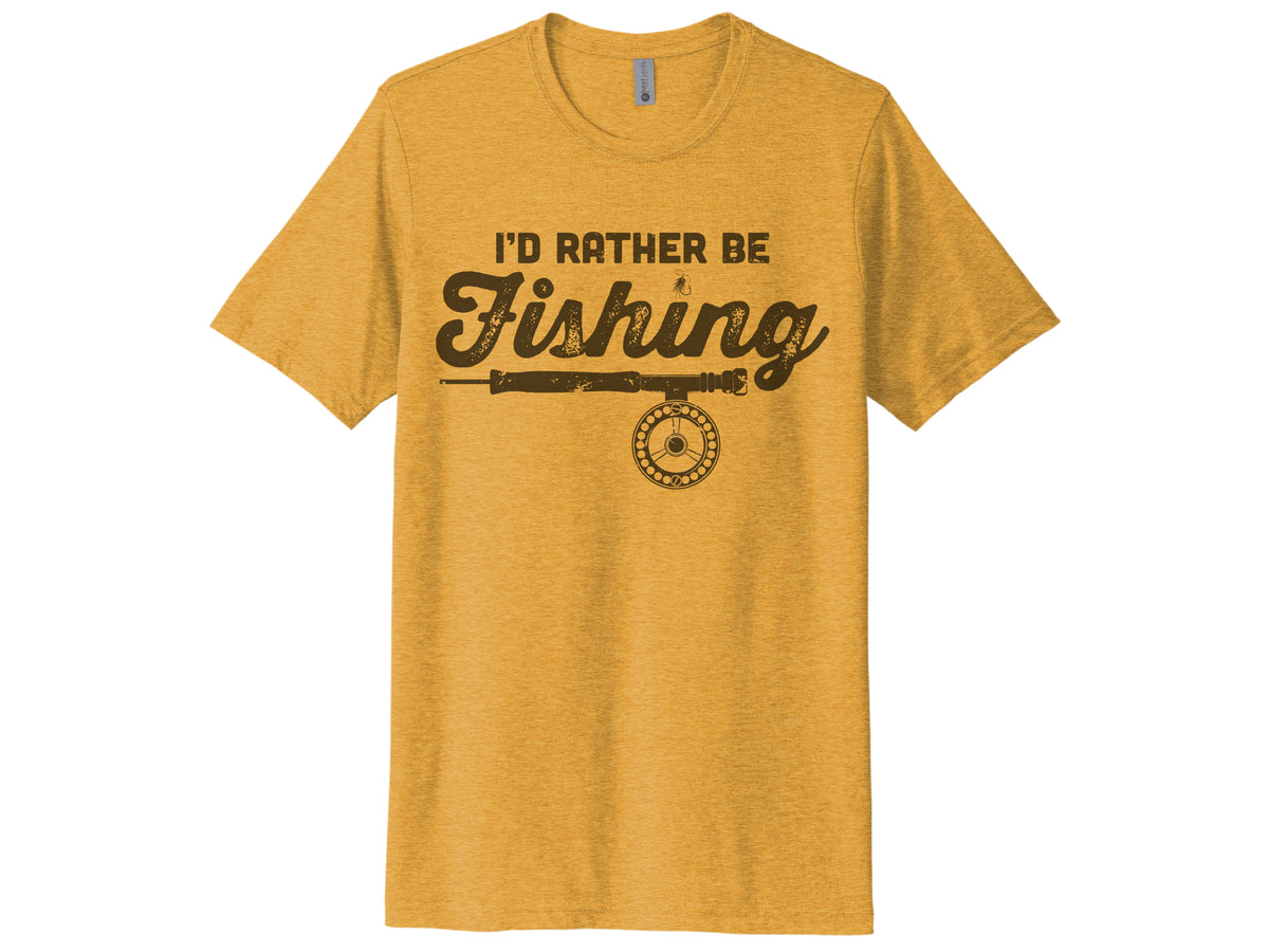 I'd Rather Be Fishing Shirt