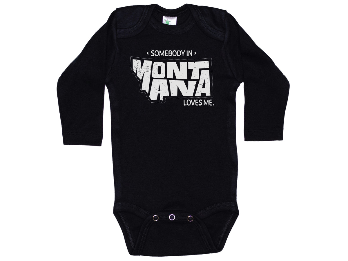 Somebody In Montana Loves Me Onesie®