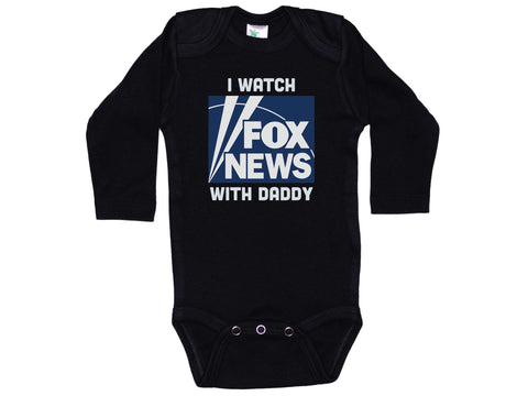 I Watch Fox New With Daddy Onesie®