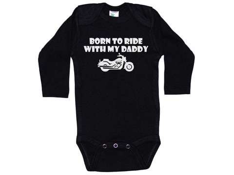 Born To Ride With My Daddy Onesie®