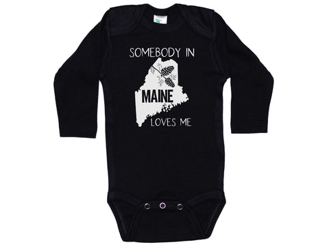 Somebody In Maine Love Me Onesie®