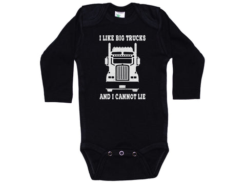 I Like Big Trucks And I Cannot Lie Onesie®