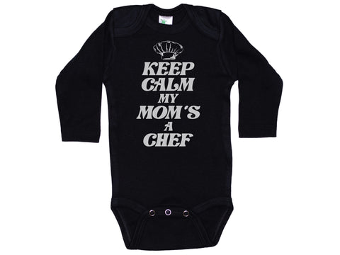 Keep Calm My Mom's A Chef Onesie®