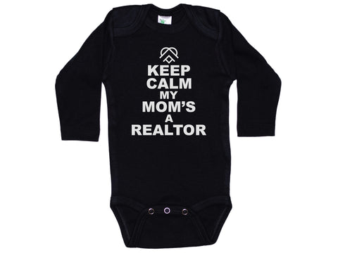 Keep Calm My Mom's A Realtor Onesie®