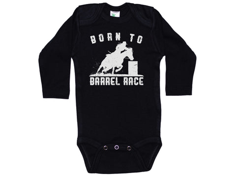 Born To Barrel Race Onesie®