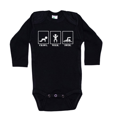 Crawl Walk Swim Onesie®