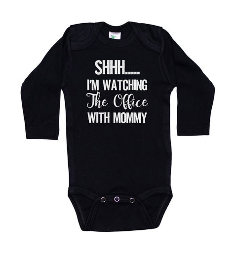 Shh I'm Watching The Office With Mommy Onesie®