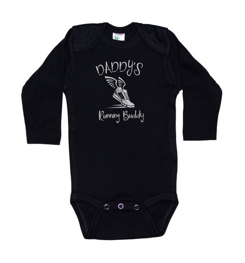 Daddy's Running Buddy Baby Onesie