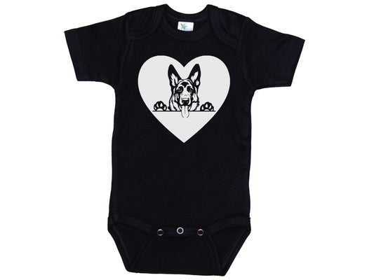 German Shepherd Heart Onesie®