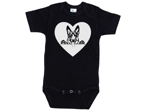 German Shepherd Heart Onesie®