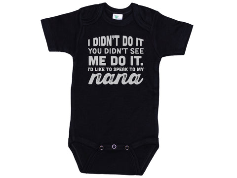 Speak To My Nana Onesie®