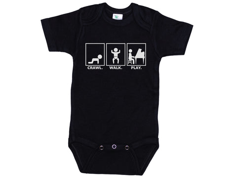 Crawl Walk Play Onesie® (Piano)