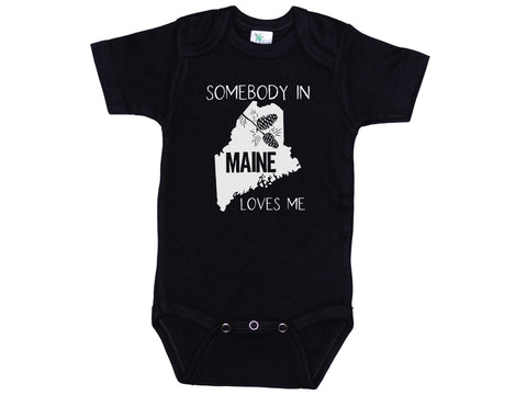 Somebody In Maine Love Me Onesie®