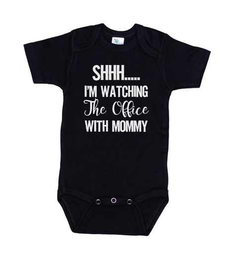 Shh I'm Watching The Office With Mommy Onesie®