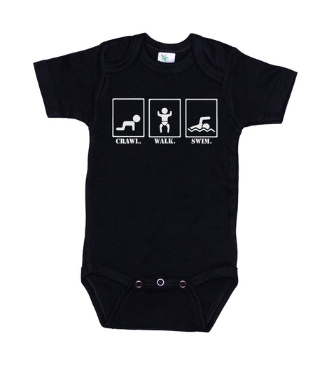 Crawl Walk Swim Onesie®