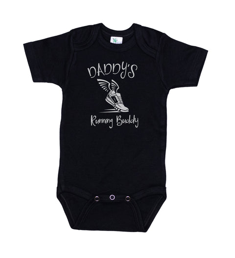 Daddy's Running Buddy Baby Onesie
