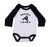 From The Bottle To The Throttle Raglan Baby Onesie