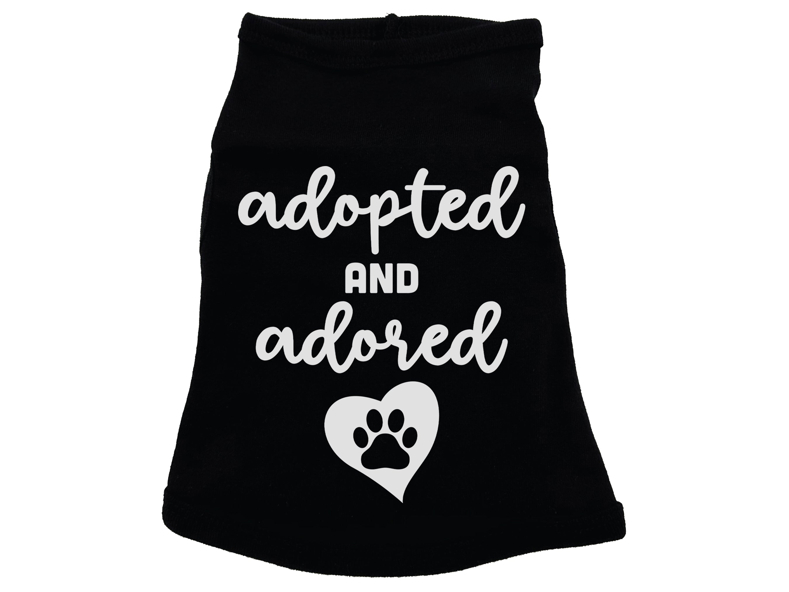 Adopted And Adored Dog Shirt