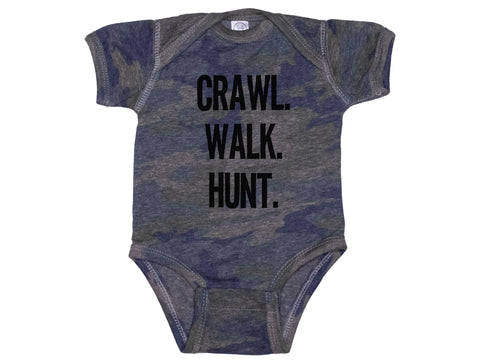 Crawl Walk Hunt-Camo Onesie®