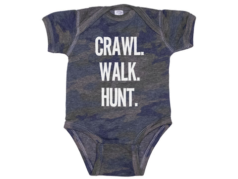 Crawl Walk Hunt-Camo Onesie®