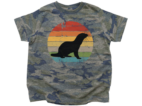 Kids Otter Sunset Shirt