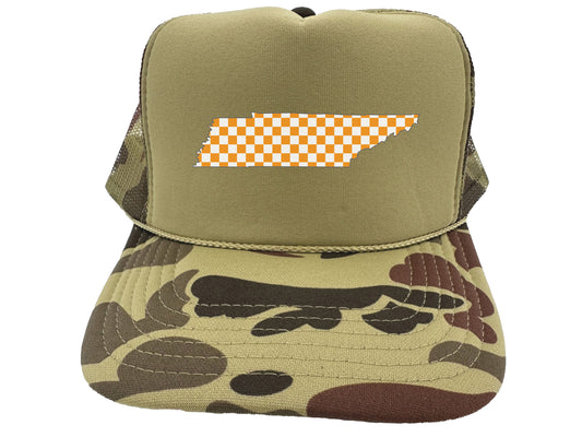 Checkered Tennessee Hat