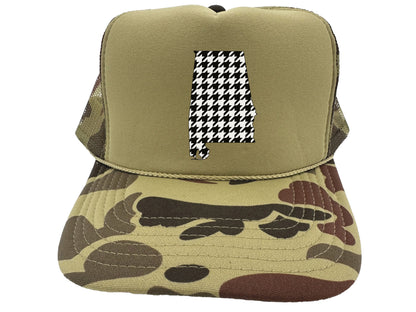 Houndstooth Alabama Hat