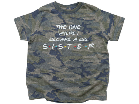 The One Where I Became A Big Sister Shirt