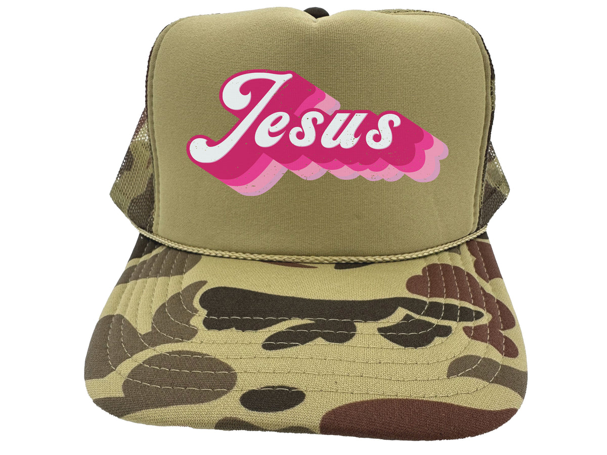 Pink Jesus Hat