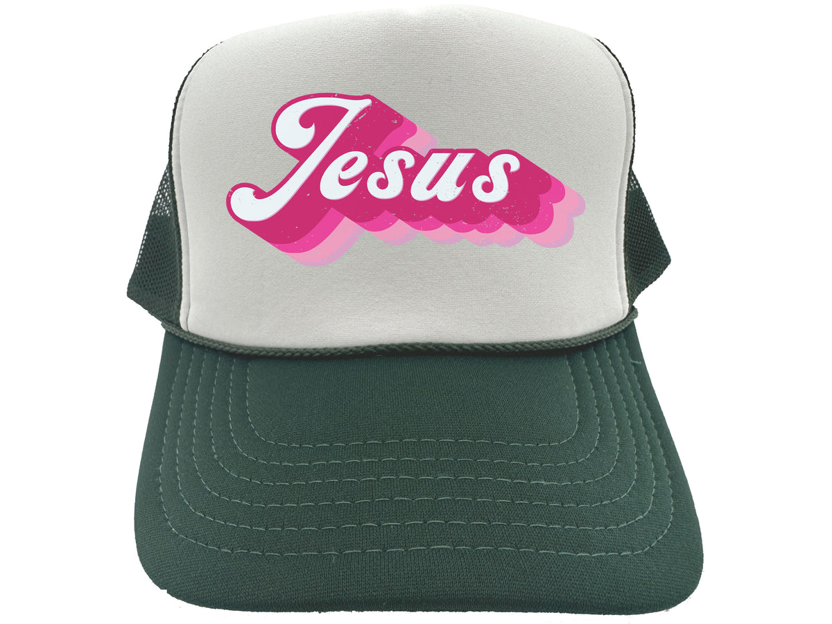 Pink Jesus Hat