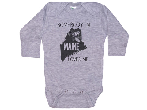Somebody In Maine Love Me Onesie®