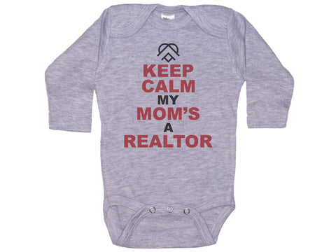 Keep Calm My Mom's A Realtor Onesie®