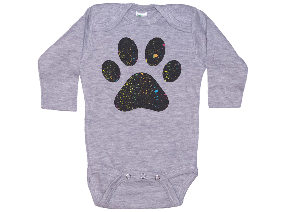 Neon Dog Footprint Onesie®