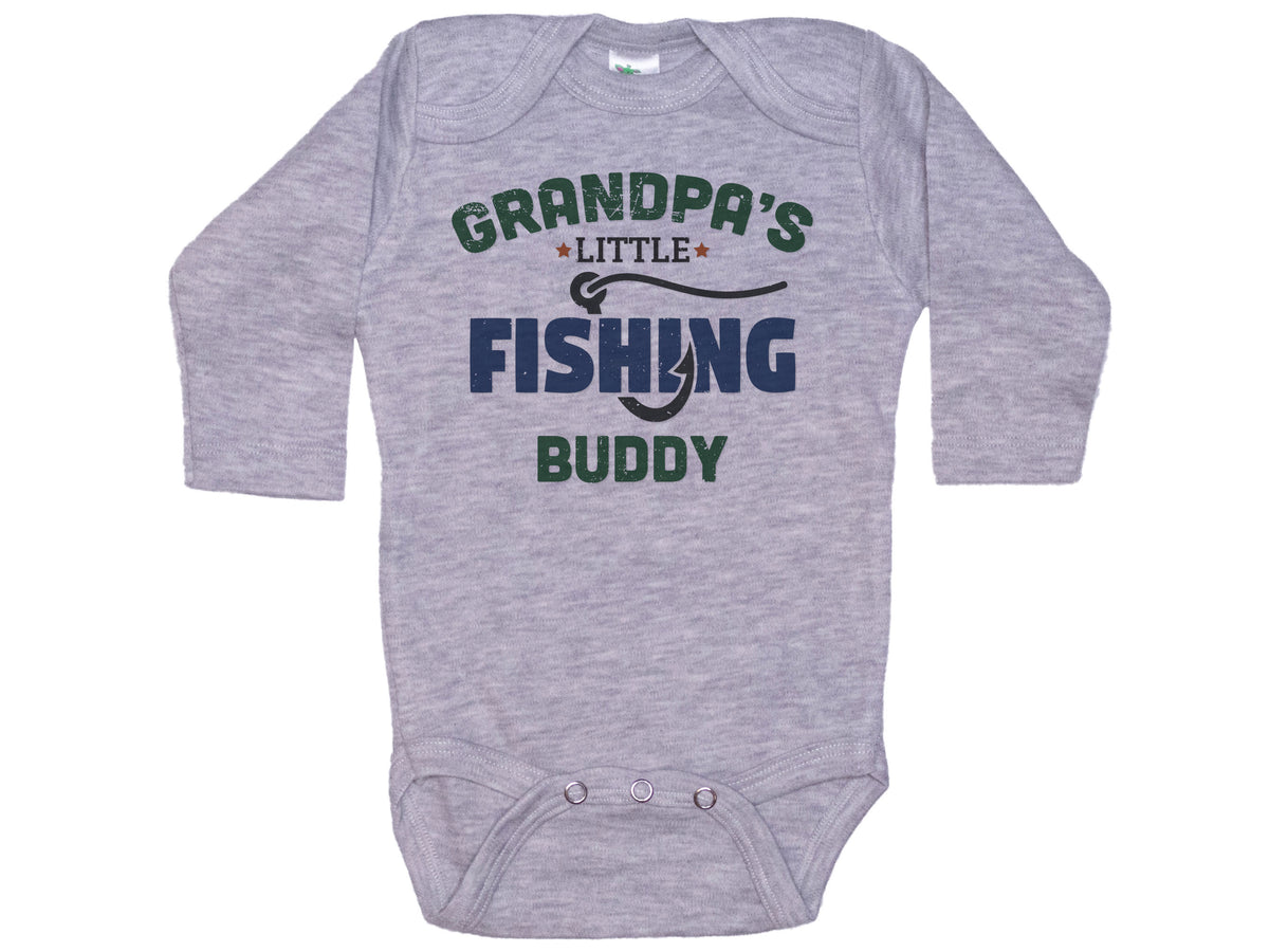 Grandpa's Little Fishing Buddy Onesie®