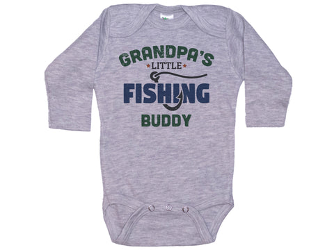 Grandpa's Little Fishing Buddy Onesie®
