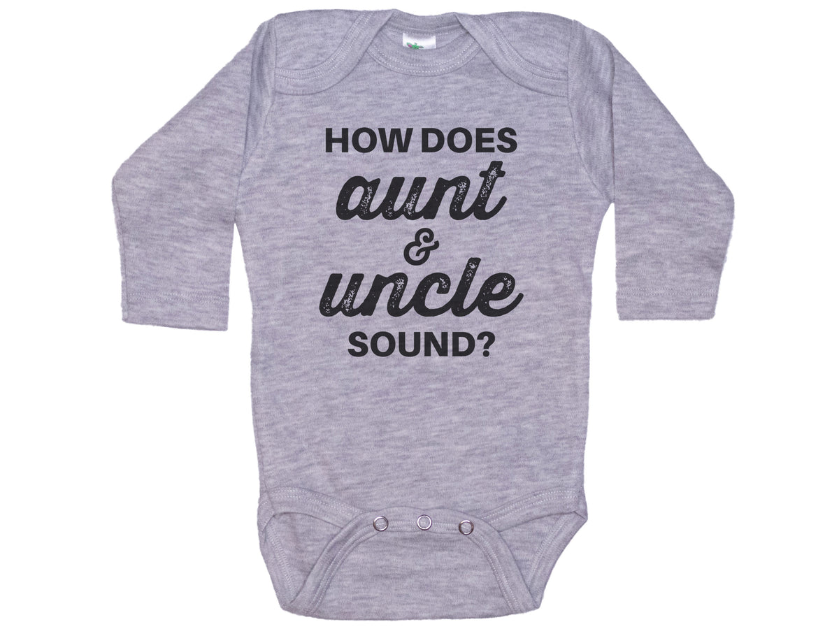 How Does Aunt And Uncle Sound Onesie®
