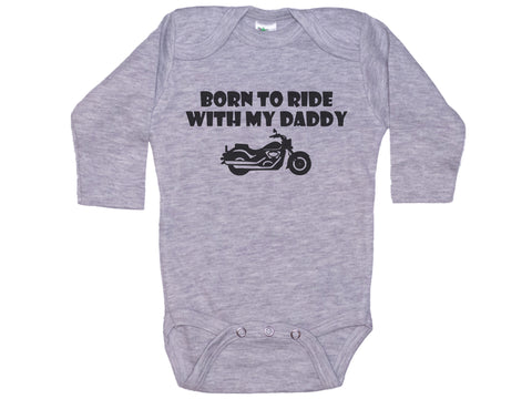 Born To Ride With My Daddy Onesie®