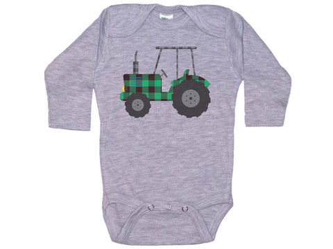 Plaid Tractor Onesie®