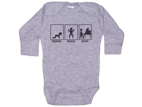 Crawl Walk Play Onesie® (Piano)