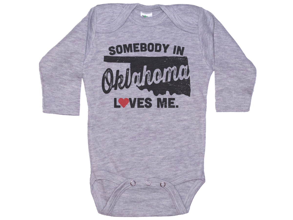 Somebody In Oklahoma Loves Me Onesie®