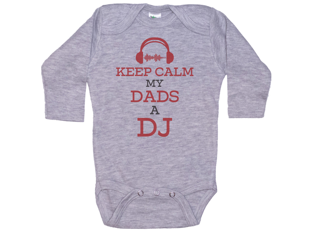 Keep Calm My Dad's A DJ Onesie®