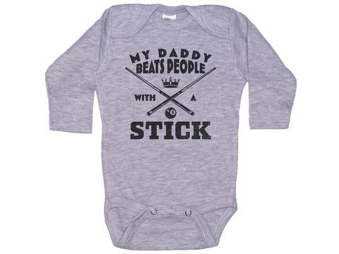 My Daddy Beats People With A Stick Onesie®