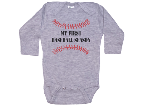 My First Baseball Season Onesie®