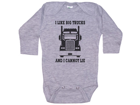 I Like Big Trucks And I Cannot Lie Onesie®