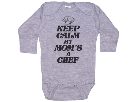 Keep Calm My Mom's A Chef Onesie®