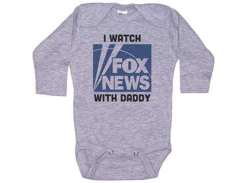 I Watch Fox New With Daddy Onesie®