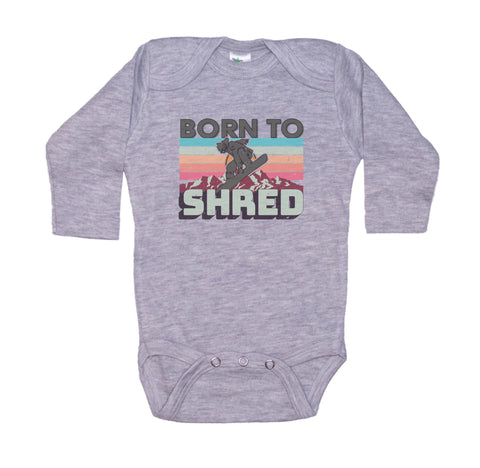 Born To Shred Snowboarding Onesie®