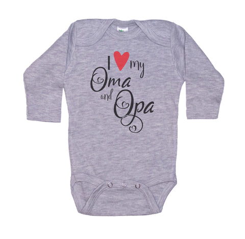 I Love My Oma and Opa Onesie®