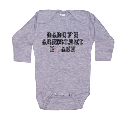 Daddy's Assistant Coach Baseball Onesie®