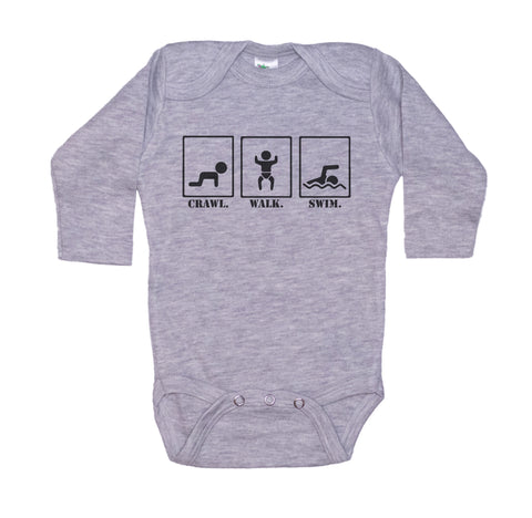 Crawl Walk Swim Onesie®